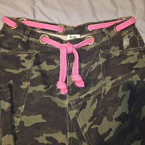 BiBi WOMENS CAMO BARREL PANTS
